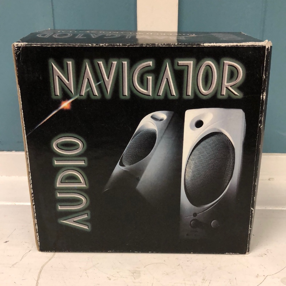 Audio Navigator Powered Speaker System #AN-2000 In Original Box